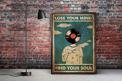 #ad Music Poster Lose Your Mind Find Your Soul Poster Dance poster Dancing Wall $14.99