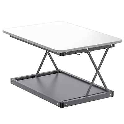 #ad Uncaged Ergonomic Change Desk Mini Standing Desk Riser 27.5quot; x 19.5quot; $59.98