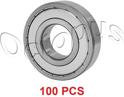 #ad KOB 100PC Premium R10 ZZ ABEC3 Metal Shielded Deep Groove Ball Bearing 5 8quot; Bore $132.99