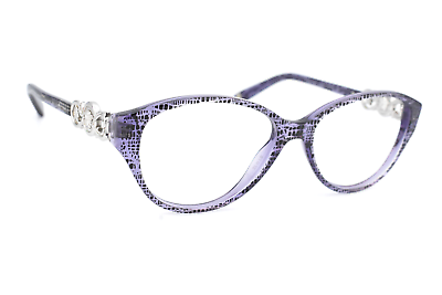 #ad Versace Eyeglasses Frame Mod.3161 5000 Purple Women Cat Eye 51 15 135 #5026 $89.99