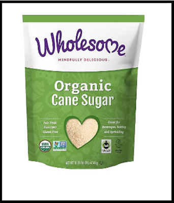 #ad Wholesome Organic Cane Sugar Fair Trade Non GMO amp; Gluten Free 10 Pound Pack $15.90