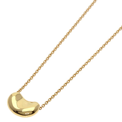 #ad TIFFANYamp;Co. Necklace Bean K18 Yellow Gold $422.00