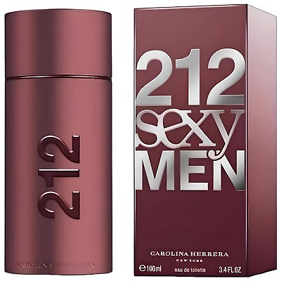 #ad New 212 SEXY MEN Eau De Toilette 3.4 Oz 100ml Ca.ro.lina He.rre.ra Spray For Men $44.99