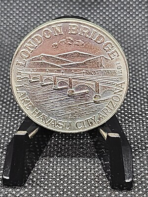 #ad 1971 72 London Bridge Coin First Issued #1 Lake Havasu Arizona Rotary Club $19.99