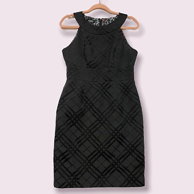 #ad Peck amp; Peck Collection Sleeveless Quilted Dress Size 6 Classic Chic Black $9.99