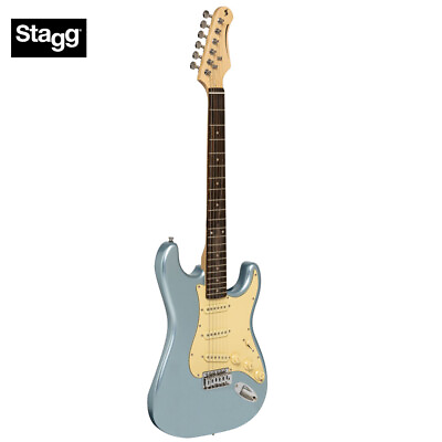 #ad Stagg Standard Series S 30 Electric Guitar Ice Blue Metallic SES 30 IBM $169.99