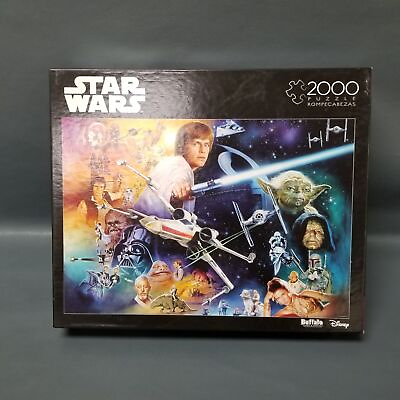 #ad SEALED Star Wars 2000 Piece Puzzle The Force Will Be With You Buffalo Games NEW^ $19.99