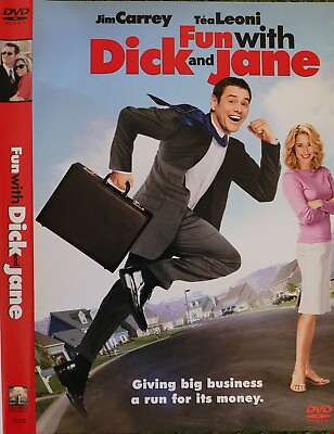 #ad DVD Fun with Dick and Jane DVD 2006 Jim Carrey and Tea Leoni Widescreen $8.00