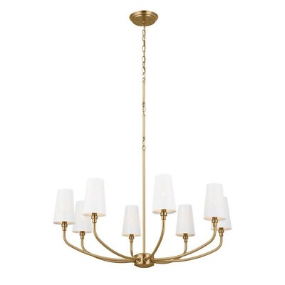 #ad 8 Light Chandelier In Traditional Style 24.5 Inches Tall and 36.5 Inches $567.95