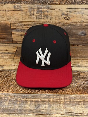 #ad NY Yankees New Era 9Fifty Red Black Snapback Hat $14.99