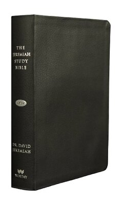 #ad The Jeremiah Study Bible NKJV: Genuine Black Leather: What It Says. What It... $42.74