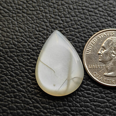 #ad 20ct Natural white moonstone cabochon moonstone loose gemstone for jewelry C4862 $4.07