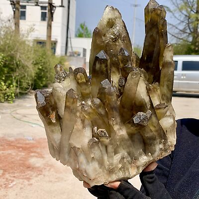 #ad 15LB Natural Citrine cluster mineral specimen quartz crystal healing $1067.50
