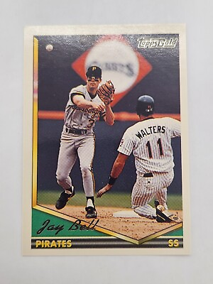 #ad 1994 Topps Gold Baseball # 15 Jay Bell Pirates Card $1.00