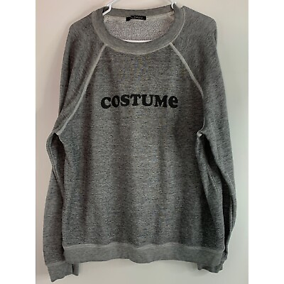 #ad Women’s Wildfox pull over sweatshirt large spelled out costume 6211 Jumper $39.99
