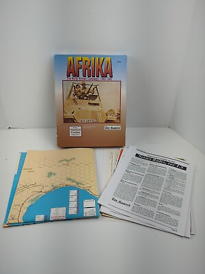 #ad SCS #02 Afrika 2nd Edition MMP Gamers {UNPUNCHED COMPLETE} OOP RARE $24.99