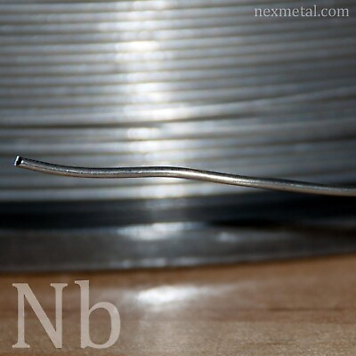 #ad Pure Niobium Wire Nb round wire 24 20 18 16 14 ga 0.5 0.8 1 1.2 1.6mm $3.66
