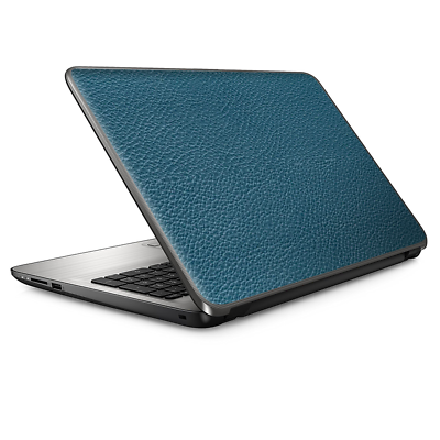 #ad Laptop Skin Wrap Universal for 13 inch Blue Teal Leather Pattern look $15.98