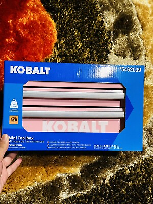 #ad #ad Kobalt Mini 2 Drawer Steel Tool Box Pink 54422 25th Anniversary Fast Ship💖 $36.99