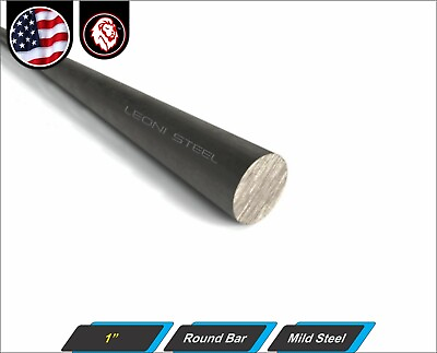 #ad 1quot; Round Metal Bar Metal Stock Mild steel 2 ft. long $20.75