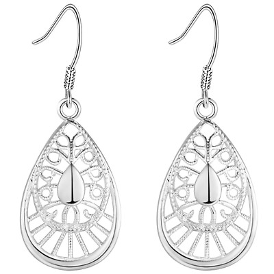 #ad jewelry wedding 925 Silver Earring Fashion Charm Beautiful wedding For women $1.58
