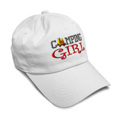 #ad Soft Women Baseball Cap Camping Girl Embroidery Dad Hats for Men Buckle Closure $23.99
