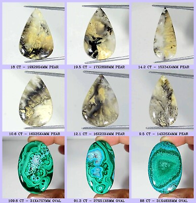 #ad Natural Gemstone Loose Cabochon From $49.99