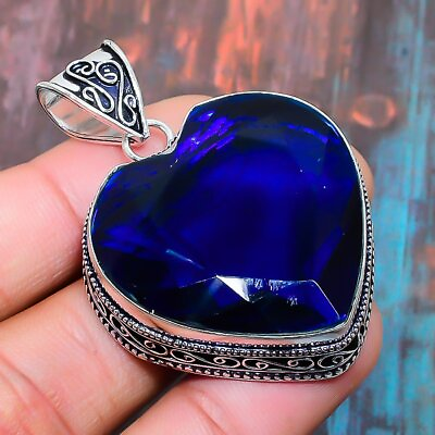 #ad London Blue Topaz Gemstone Handmade Gift Jewelry Pendant 1.97quot; u846 $7.99