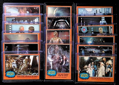 #ad 1977 Topps Star Wars Series 5 ORANGE HIGH GRADE A New Hope Pick From List $4.79
