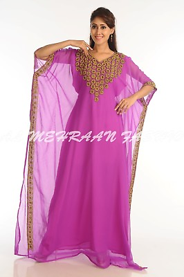#ad EXCLUSIVE ARABIAN JILBAB ARABIAN FANCY WOMEN DRESS DESIGN ISLAMIC WEAR 6025 $56.79