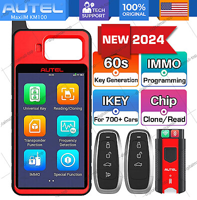 #ad Autel MaxiIM KM100 2024 IMMO Key Fob Programmer Immobilizer Tool Key Creation $470.00