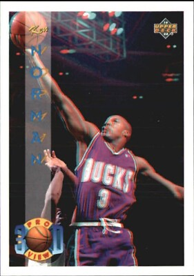 #ad 1993 94 Upper Deck Pro View Milwaukee Bucks Basketball Card #52 Ken Norman $1.69