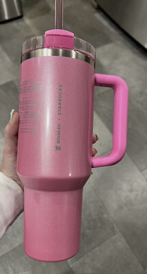 #ad Stanley x Starbucks Winter Pink 40oz Tumbler 2024 Target Exclusive New In Hand $79.00