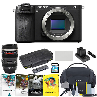 #ad Sony Alpha 6700 APS C Interchangeable Lens Hybrid Camera Body Essentials Kit $1398.00
