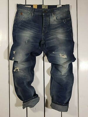 #ad New Originals by Jackamp;Jones Men#x27;s Jeans W34 L32 SC 0061 Nick Vintage Blue $60.00