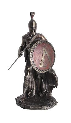 #ad Unicorn Studios Bronze Leonidas Spartan King Greek Hoplite Spear Shield Hand $85.33