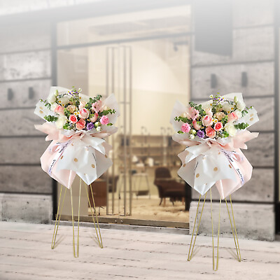 #ad 2Pcs Flower Stand Wedding Opening Ceremony Party Decor Flower Holder Rack USA $42.75
