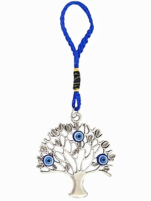 #ad Turkish Blue Evil Eye on Wish Tree Amulet Hanging Decor Gift Retro H6 $8.99