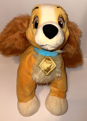 #ad Disney Collection Lady And The Tramp Plush Dog Lady Gold 12” Long $15.29