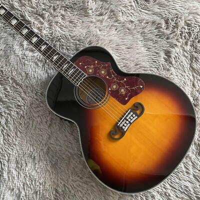 #ad Sunburst J200 Acoustic Guitar Solid Spruce Top Rosewood Fretboard Gold Hardware $299.00