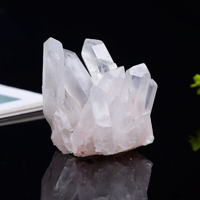 #ad Natural Clear Quartz Crystal Cluster Energy Mineral Rock Stone Specimens Healing $9.21