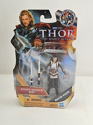 #ad THOR The Mighty Avenger #16 Staff Strike Sif Figure Rare Marvel Hasbro 2011 New $34.99