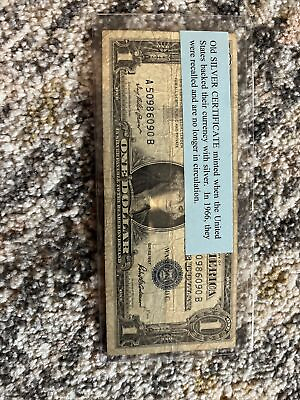 #ad One Dollar 1957B Silver Certificates $50.00
