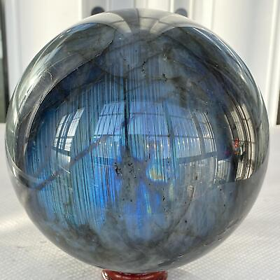 #ad 3060g Natural labradorite ball rainbow quartz crystal sphere gem reiki healing $159.60