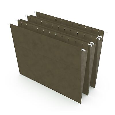 #ad MyOfficeInnovations Hanging File Folders Letter Size Standard Green 25 Box $14.13