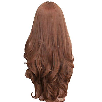 #ad Headgear Smooth Heat Resistant Ladies Fashion Long Wig High temperature Fiber $13.14