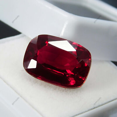 #ad 5.10 Ct Natural Red Ruby Certified Cushion Shape Loose Gemstone $13.19