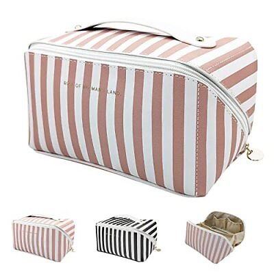 #ad New Cosmetic Bags for Women Multifunctional Storage Makeup Bag PU Leather Mak... $17.79