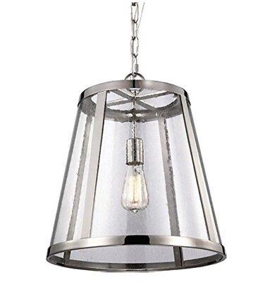 #ad Entryway Dining Chandelier Feiss 1 Light Pendant Polished Nickel $285.00