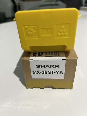 #ad Sharp MX 36NTYA Yellow Toner Cartridge $75.00